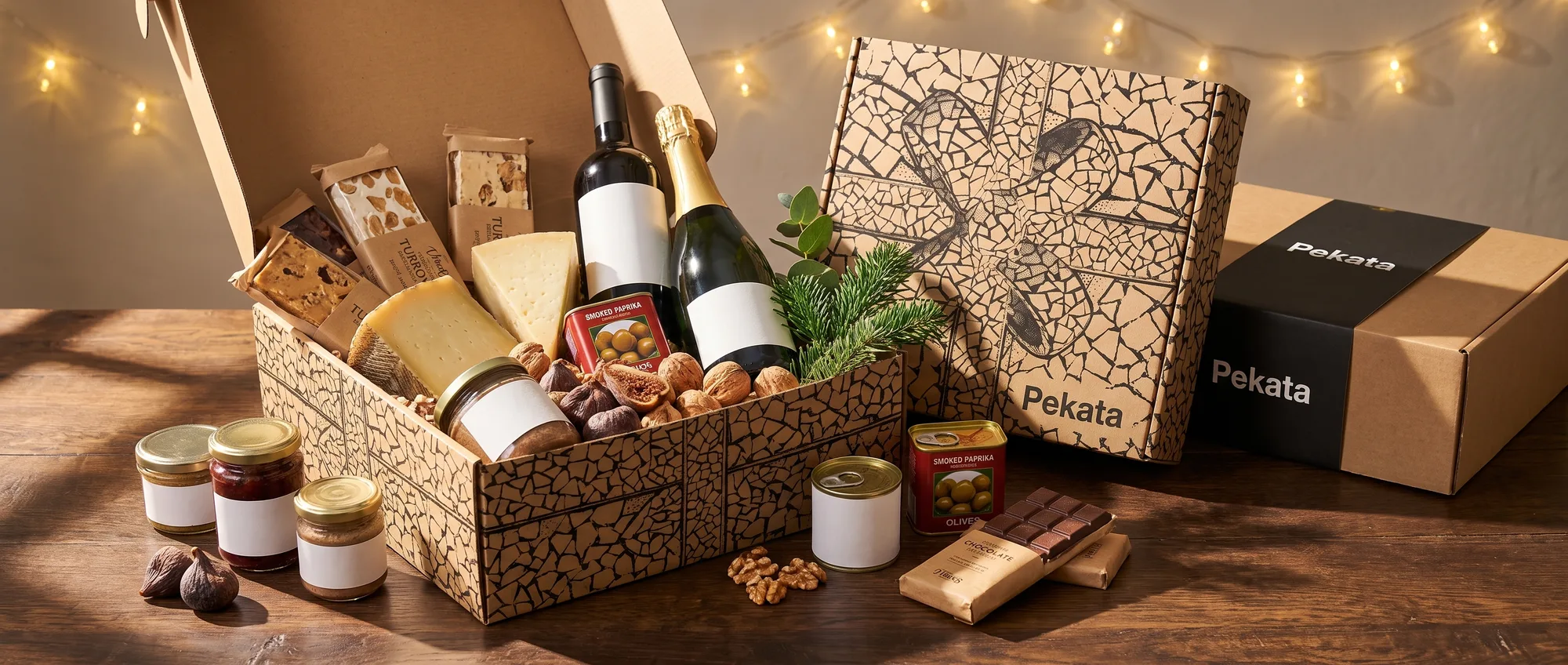 Cabazes de Natal gourmet