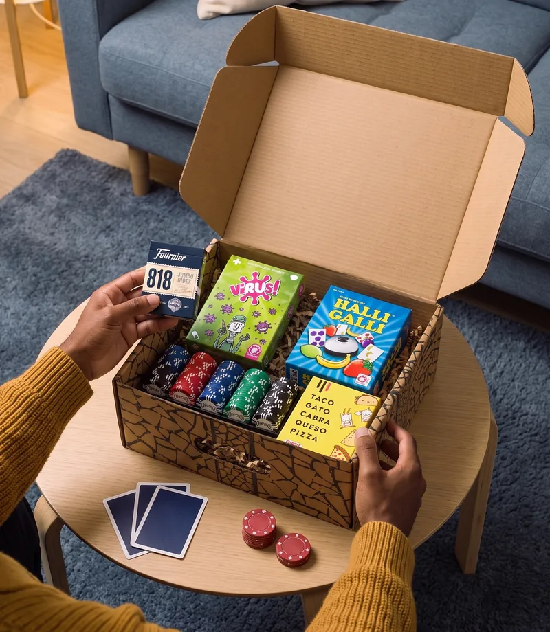 Family board games box
